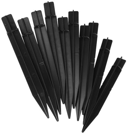 Toyvian 10piezas Estacas De para Solares De Jardín Accesorios De Estacas para Lámparas De Césped Fáciles De Instalar y Resistentes para Exterior