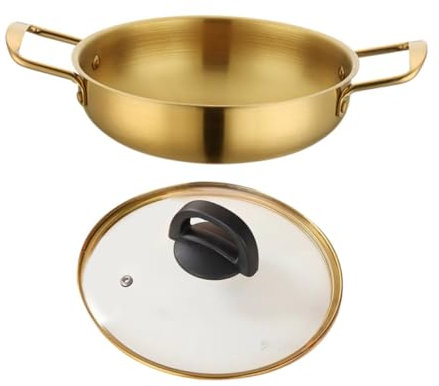 TOYANDONA Marmite à Ramen Acier Inoxydable Marmite à Nouilles Avec Double Poignée Casserole Pour Cuisson