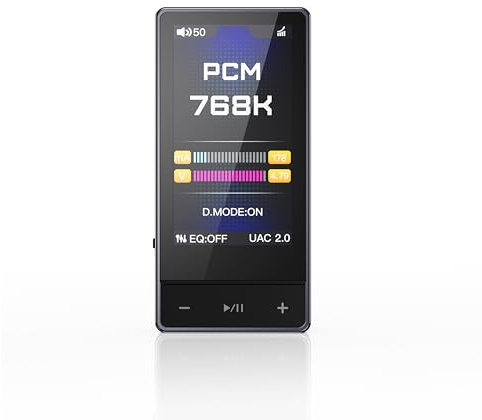 FiiO QX13 Portable DAC Amp, ES9027PRO 8-Ch DAC, 900mW×2, XMOS 16-Core, 10-Band EQ, Carbon Fiber Body, Color Display (Black)