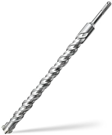 Broca para hormigón SDS Plus 28x350mm,4 cortes de metal duro y doble hélice,para piedra natural,hormigón