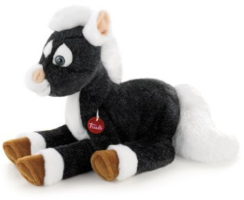 Trudi 23583 - Pferd Nelson 45 cm, schwarz/weiß
