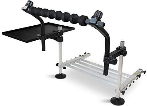 Koala Products Seat Box Footplate + Spray Bar + Side Tray to fit 20mm square leg Black