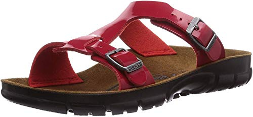 Birkenstock Damsandalett Sofia, BirkoFlor, smal, tango röd, storlek 38 263263-38 (pantolette, sko, tofflor, tofflor, tofflor, sandalett)