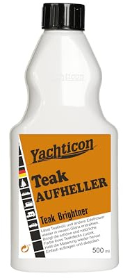 YACHTICON Teak Aufheller - Entgrauer für Teakholz, Holzreiniger für Boot und Yacht, 500ml