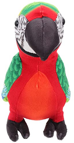 ibasenice Papagei Puppe Spielzeug Plüsch Papagei Spielzeug Plüsch Nymphensittich Papagei Kuscheltier Kissen Tierische Plüschkissen Kawaii Wurfkissen Vögel Karikatur Kind Pp Baumwolle