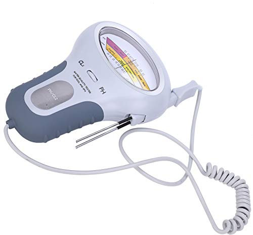 PC-102B CL2 Chlor- und PH-Tester Schwimmbad Spa Wasserqualitätsanalysator mit Sonde