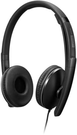 Lenovo 4XD1M45627 cuffia e auricolare Cablato A Padiglione USB tipo-C Nero | Incluye convertidor USB-A, bolsa de viaje y 2 años de garantía para llamadas, almacenamiento y protección