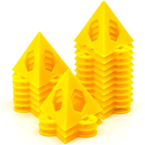 20x Malerpyramide + 1x BILDMAGNET! Unterstellpyramiden für Maler- & Lackierarbeiten, Künstler & Heimwerker, Kegel-Malständer, Malerpyramiden Set für Leinwand zum bemalen, Künstlerbedarf