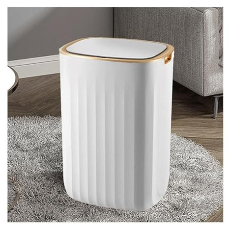 Papelera Inteligente con Sensor para Cocina, baño, Sala de Estar, con Grietas (Monocolor, 29 x 26 cm)