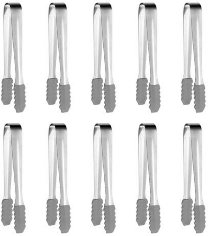 Set Di 10 Pinze di Ghiaccio Utensile Da Cucina Piccola Clip Carne Tongs BBQ Clip Utili Utensili Da Cucina Per Incontri Sociali