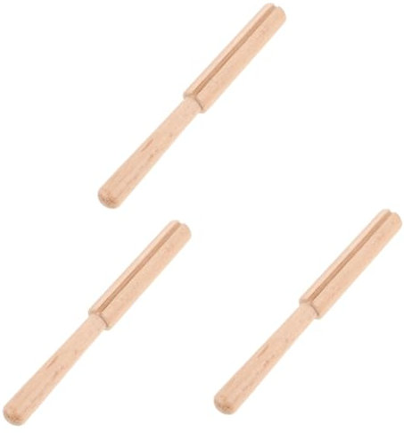 Angoily Wooden Yarn Cutter Pole for Knitting Craft Yarn Cutting Tool Embroidery Accessory for DIY Projects and Tapestry Work