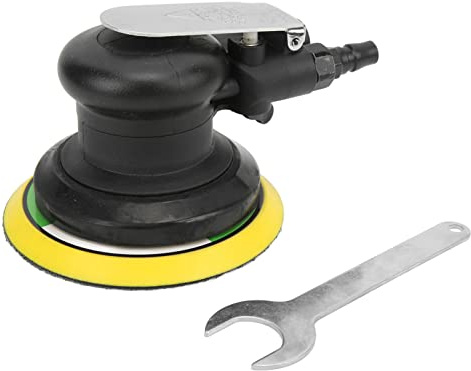 Lijadora Neumática 150mm, Macchina Levigatrice Orbital, Lega di Zinco - Alte Prestazioni, Velocità Regolabile, Ideale per Carrozzeria, Mobili e Metallo