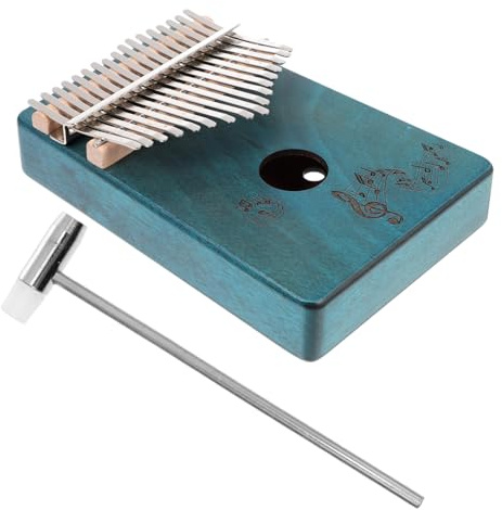 Cabilock Daumenklavier Tasten Fingerklavier Instrument aus Robustem für Anfänger Tragbar mit Klarer Reinem Klang