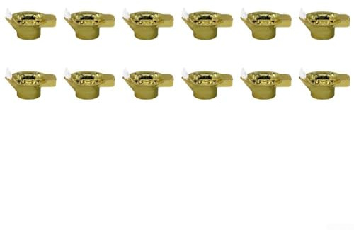Set di 12 candele galleggianti a LED attivate dall'acqua, opzioni di illuminazione morbida per migliorare il tuo stile di arredamento (interruttore oro)