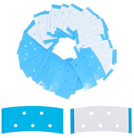 ZORVYN 40 piezas de cinta adhesiva mini en forma de C para sistemas de pelucas y prótesis capilares – compatible con todas las pelucas, postizos y sistemas capilares (4,5 cm x 1,8 cm)