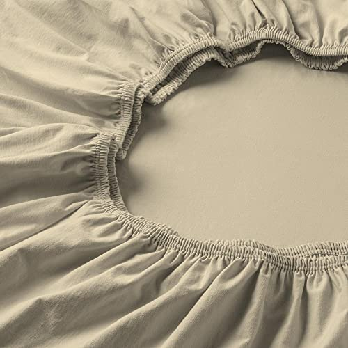 ESTELLA Spannbetttuch Zwirnjersey | leinen