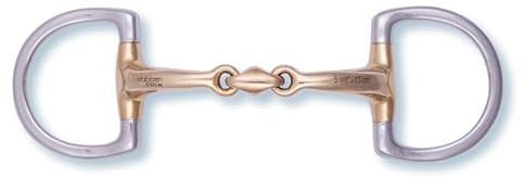 Stübben Gebiss 2252 Anatomische D-Ringtrense - 13,5 cm - 16 mm - Sweet Copper