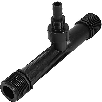 1/2 , 3/4, 1 pollici Iniettore Fertilizzante Tubo, Strumento di Plastica Nera Agricoltura Venturi Giardino Irrigazione Fertilizzante Tubo Iniettore(3/4'')