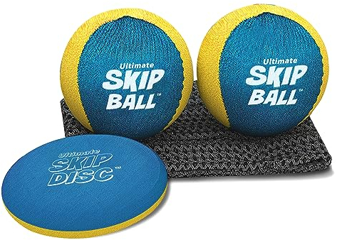 Activ Life Ultimate Skip Ball (Yellow/Cyan) Top Beach Games, Water Toys & Gifts for Kids Birthday Presents & Cool Summer Ideas for Boys Girls Men Women - Best for Family Sand & Swimming Pool Fun 2024