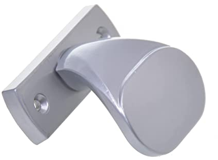 Aqbau® Poignée de porte fixe pour porte de cadre - Argenté