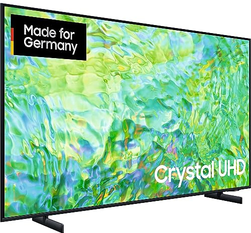 Samsung Crystal UHD CU8079 65 Zoll Fernseher TV 4K (GU-65CU8079, Deutsches Modell), HDR10+, Crystal Prozessor 4K, Motion Xcelerator, Smart TV [2023], Schwarz
