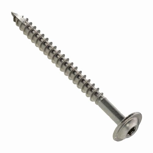 Tellerkopfschrauben 4 x 30 mm, Edelstahl A2-25 Stück, TX 20, ETA Zulassung, Teilgewinde