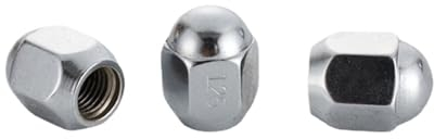 FAOSTEQ 23 mm M10 x 1 25 Radmuttern for Elektrofahrzeuge, Reifenschrauben, Radmuttern, Chrommuttern, Schlüssel 17 mm (Color : 10 Pcs, Size : M10x1.25)