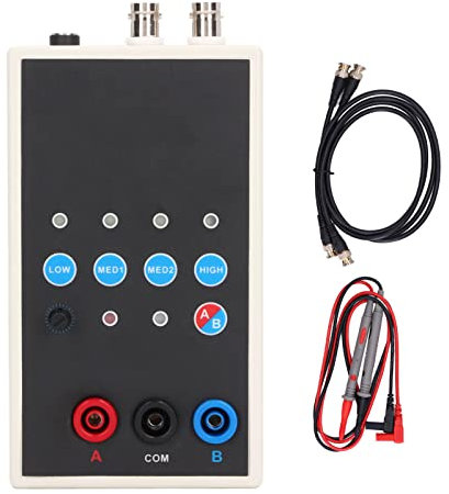 flexman Probador Curvas VI, Herramienta Reparación Prueba Placa Circuito 2 Canales y 4 Engranajes, Compatible con Algo Conectado a Osciloscopios, Osciloscopios Analógicos