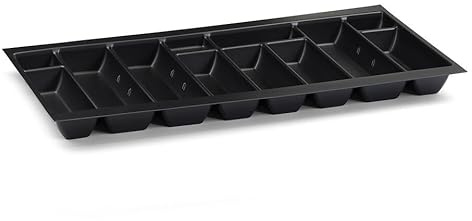 Handle & Home 900mm Black Cutlery Tray for Blum Tandembox 422mm Long x 812mm Wide
