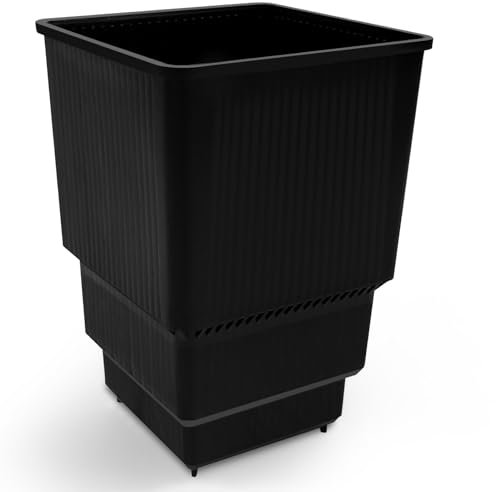Kaiju Plant Air Potatura Roots System Mesh Pot 8 × 8 × 12,7 cm Set di 6 (vaso quadrato 10 cm, tipo lungo) vasi per piante, vivaio e piantine (vasi quadrati profondi 8 cm)