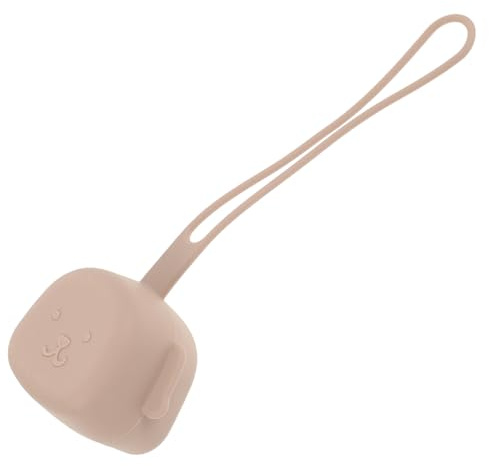 HANABASS 2piezas Bolsa De Chupetes De Silicona De Alimenticio Para Bebés Organizador De Chupetes Diseño De Perro Contenedor Práctico y y Accesorios