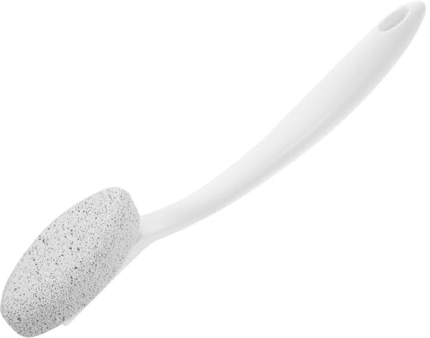 NOLITOY Bimsstein Hornhautentferner Mit Langem Griff Und Ergonomischem Design Fußpflegefeile Für Trockene Haut Pediküre Werkzeug Für Glatte Füße Zu Hause