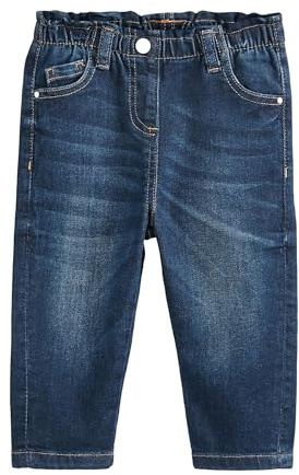 NEXT Yngre flickor Mom-jeans Denim Mörk Tvätt 104-110