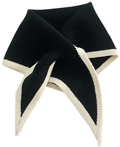 CQEAZ Dreieckstücher für Damen, Halstuch für Damen, Schal für Damen, koreanische Version, gestrickter Wollkragen für Cros