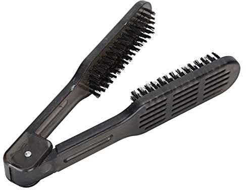 Spazzola per stirare i capelli, spazzola lisciante capelli a doppio lato, spazzola per lisciare i capelli in plastica antistatica adatta per saloni di bellezza e uso personale