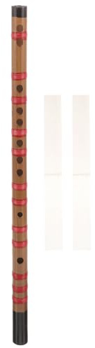Bambusflöte für Anfänger, Chinesisches Musikinstrument, Leicht | Tragbar und Leicht, Angenehm zu Greifen, Schlichtes Feines Design, für Lernende an Verschiedenen Orten