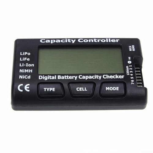 Advanced RC Battery Tester Measures Voltage and Capacity for Enhanced RC Performance