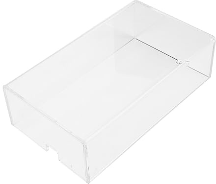 jojofuny Klare Acryl Mausabdeckung, Mausschutzhülle für Staubschutz | Transparent, Abwaschbar, Leicht zu Reinigen, Schutzabdeckung für Alltag