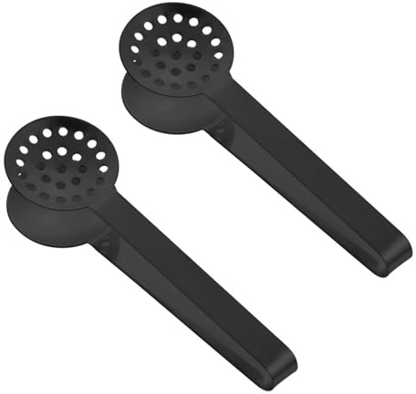 2 pinze per spremere bustine da tè in acciaio di alta qualità con clip per bevitori di tè, appassionati di tè, accessori da cucina, filtri per bustine di tè di alta qualità