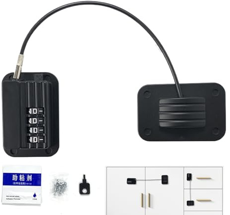 Serrature Per Frigo Bambini | Serrature Per Congelatore E Mobili Per Sicurezza Dei Bambini,Sicurezza Senza Chiavi Resistente Per Animali Domestici Porte Scorrevoli
