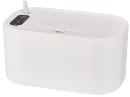 harayaa Salviette Scaldasalviette E Dispenser di Salviette Umidificate, Riscaldatore Rapido, Scaldasalviette per Pannolini Facile Da Usare, per Bambini, Bianco, Taglia unica bambino