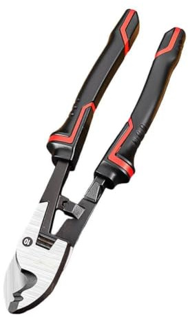 MoSundi Industrial Cable Cutter 6/8/10-Inch, Heavy Duty Wire Cutter with Ergonomic Handle, Forged Steel Construction for Cutting and Stripping Cables