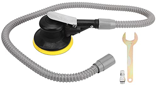 Pneumatic Sanding Machine, Air Powered Disc Sander with Vacuum Function, 10000rpm High - Speed Grinding Tool for Wood Marble Walls, Alloy Steel Body, 5in Pad, 0.6-0.8MPA Working