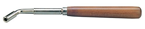 K&M 166 Stimmhammer vernickelt mit Holzgriff - konischem Stern-Einsatz 0,62 cm - einfaches Klavier-Stimmen