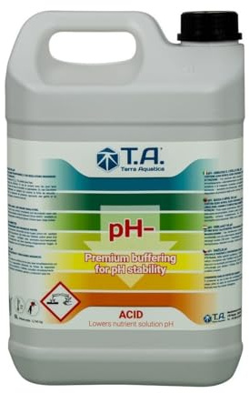 Ghe Solution pH- en bidon de 5 litres - Terra Aquatica