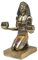 lachineuse - Statue Pharaon Offrande 19 cm - Dieu Égyptien - Statuette Décoration Égypte Antique - Figurine Objet Egyptien - Buste Egyptien Bronze Idée Cadeau Originale Déco - Décoration Intérieure