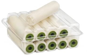 10 Stück PROFI Heizkörperwalzen 10 cm Lackierwalzen Lackrollen Malerwalzen für hochviskose stark lösemittelhaltige deckende Lacke