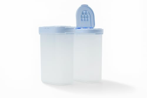 Tupperware Gewürz-Riesen 270ml blau hellblau (2) Gewürz Behälter Gewürzbehälter