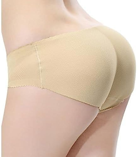 Everbellus Relleno Bragas Nalgas Push Up para Mujer Beige Large