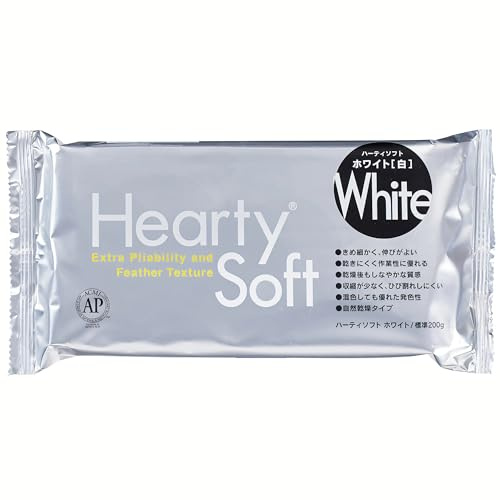 Padico Hearty Soft Clay 200g weiß